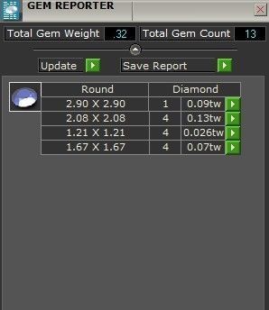 Twisted Earring Ring Set 2425 3D print model_3