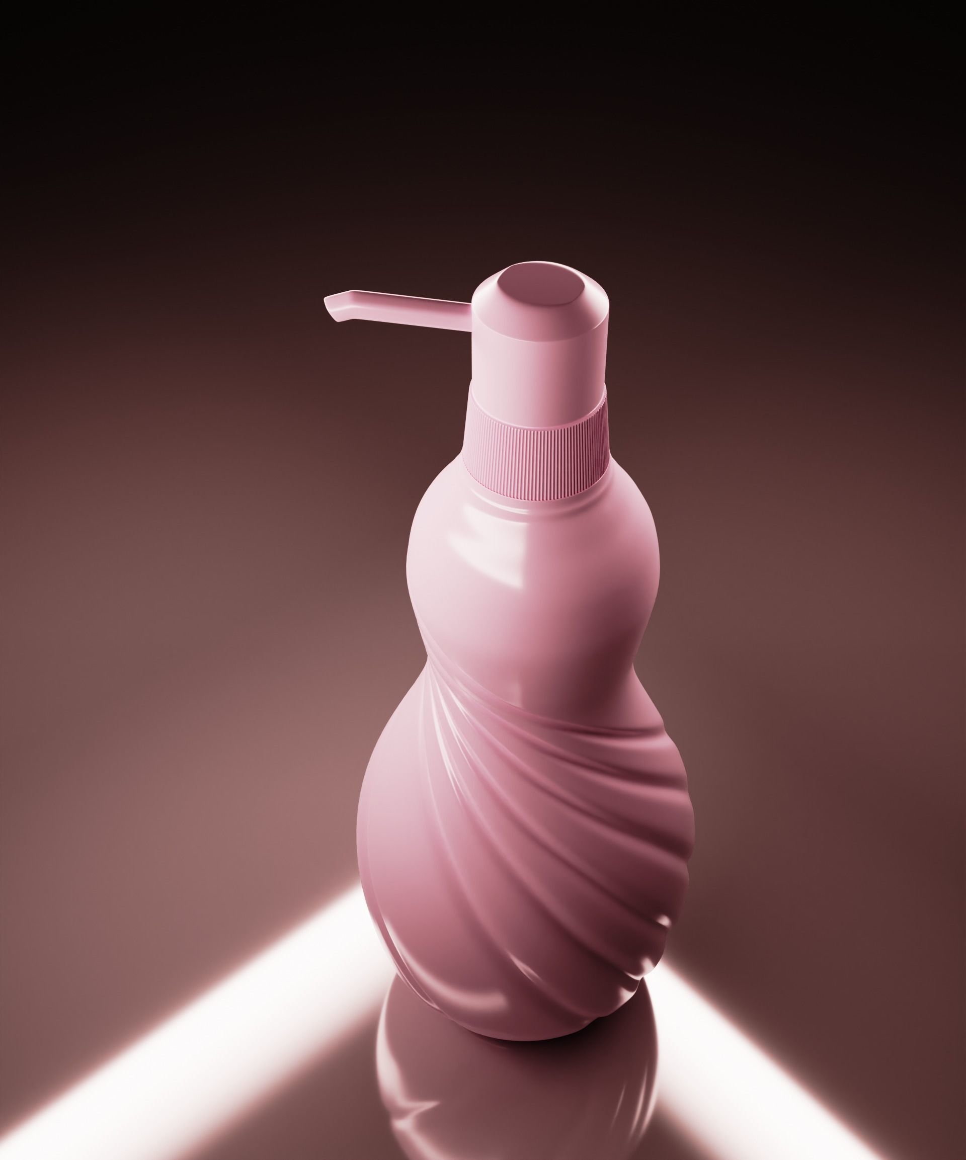 Shampo bottle 3D model_3