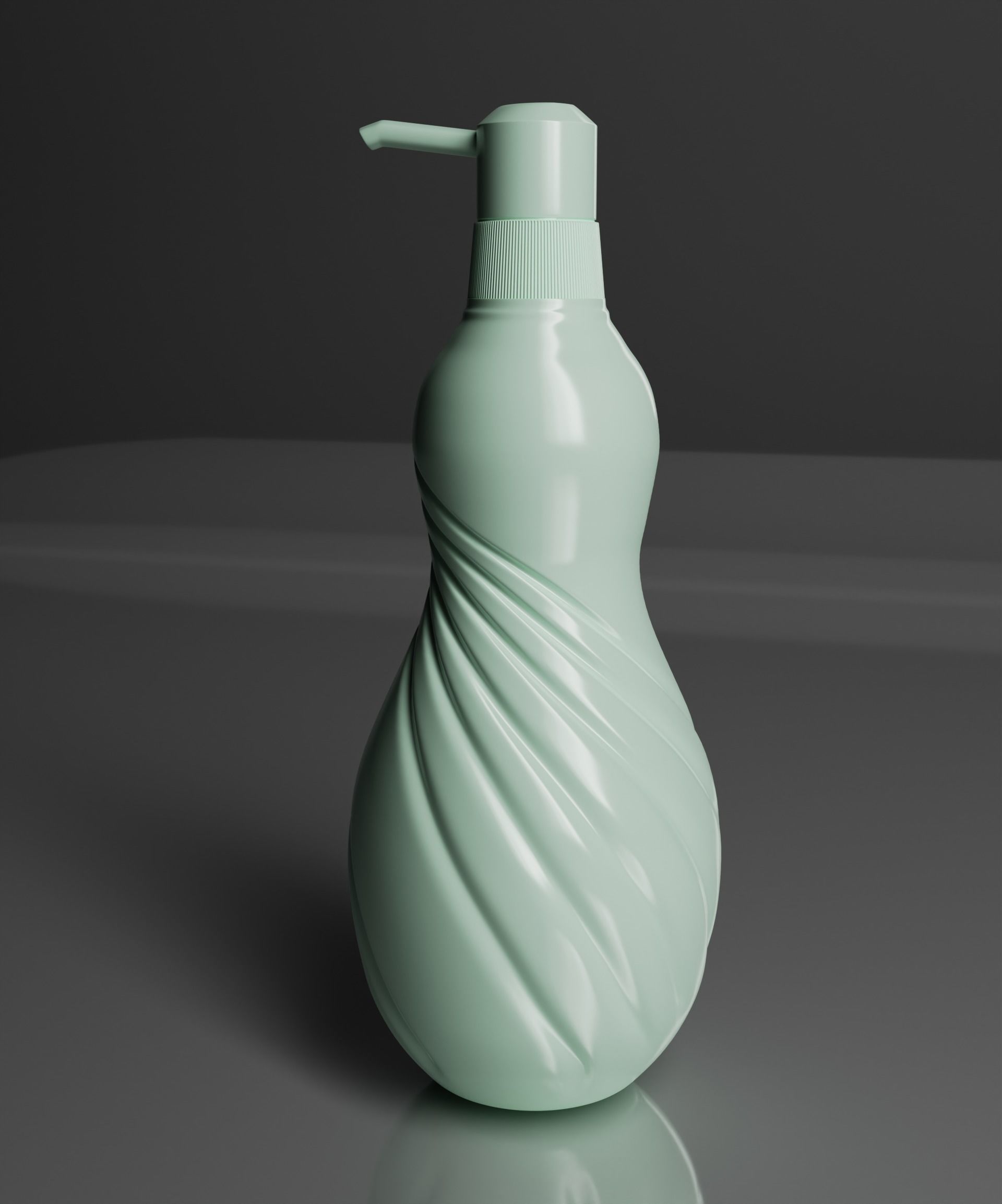 Shampo bottle 3D model_1