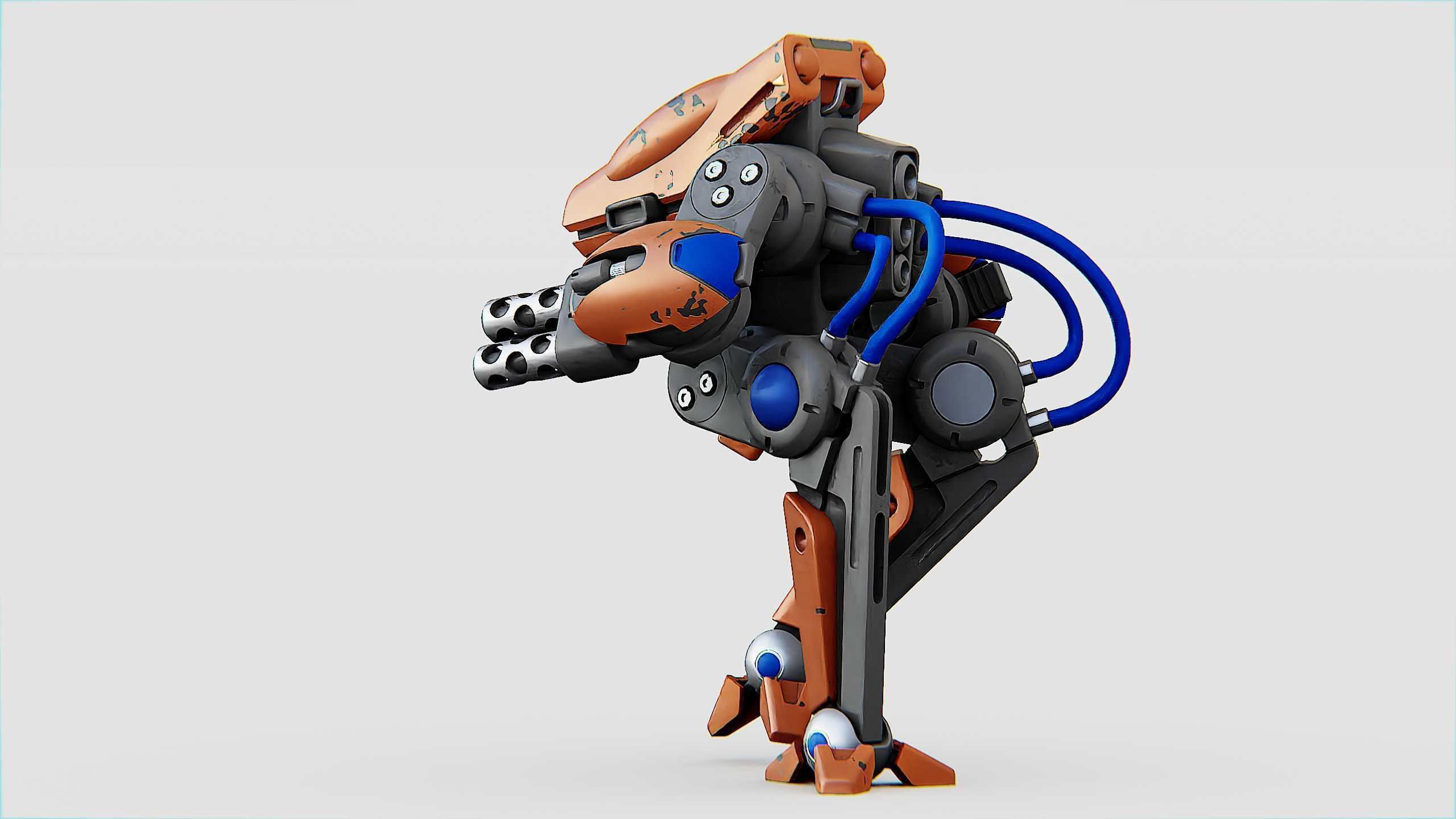 BATTLE DROID TORROUS Rigged for Unreal Engine - Unity - MIXAMO 3D model_9