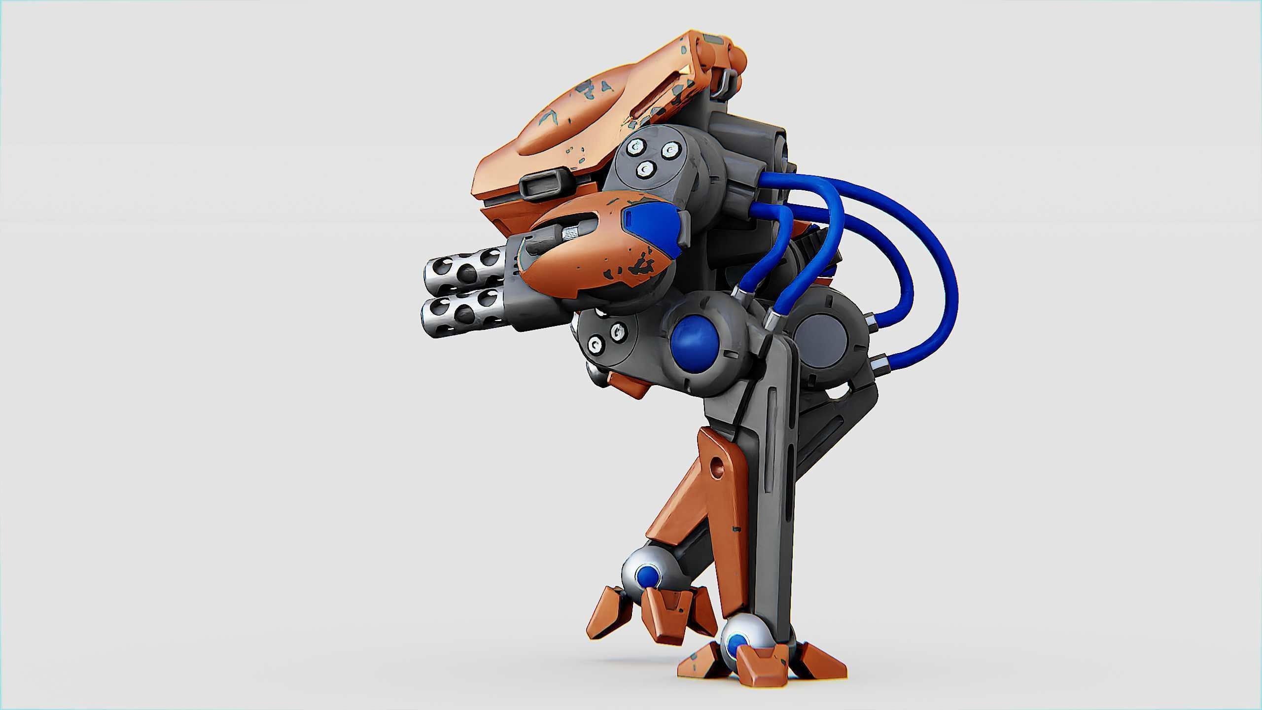 BATTLE DROID TORROUS Rigged for Unreal Engine - Unity - MIXAMO 3D model_8