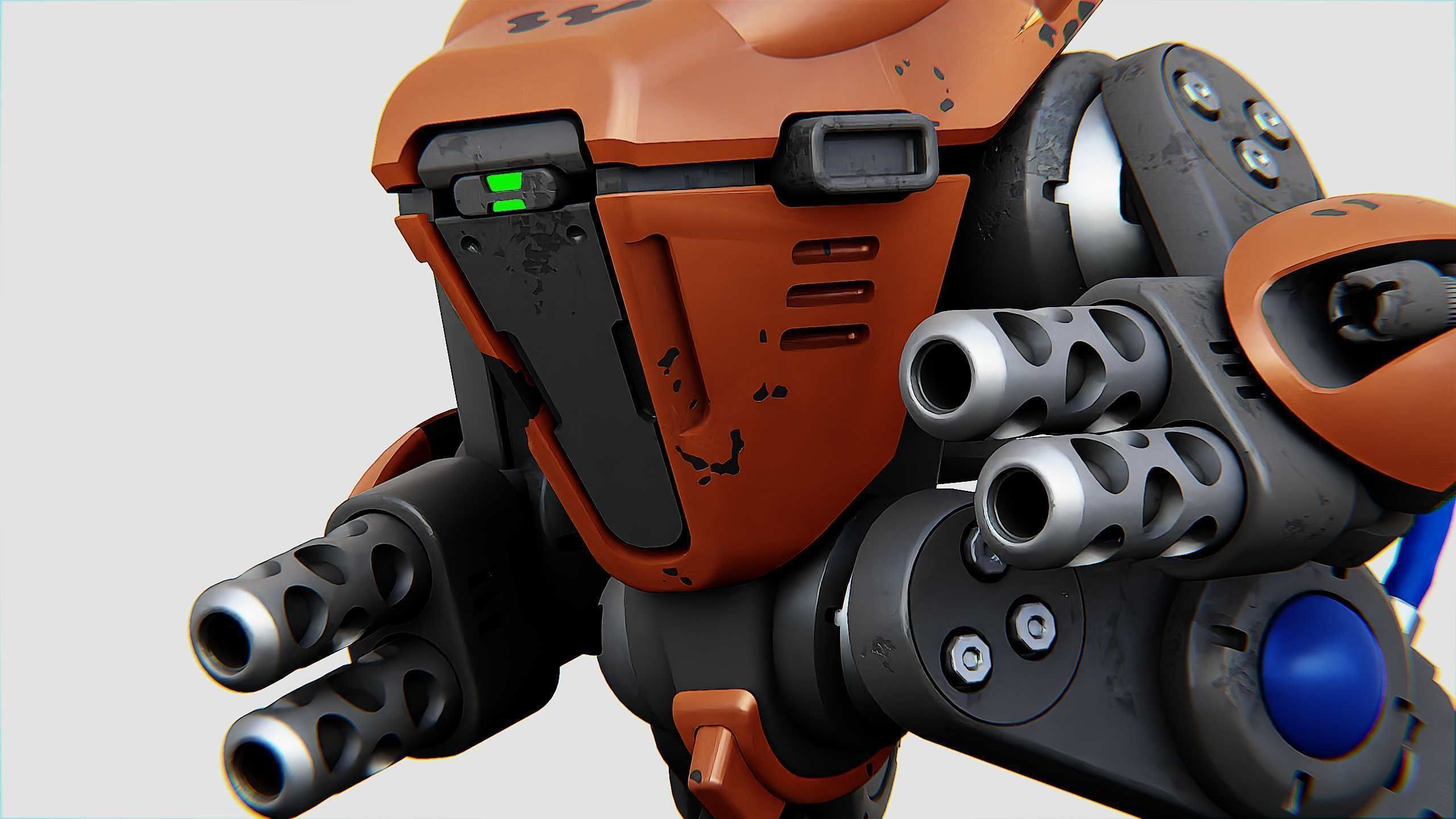 BATTLE DROID TORROUS Rigged for Unreal Engine - Unity - MIXAMO 3D model_31