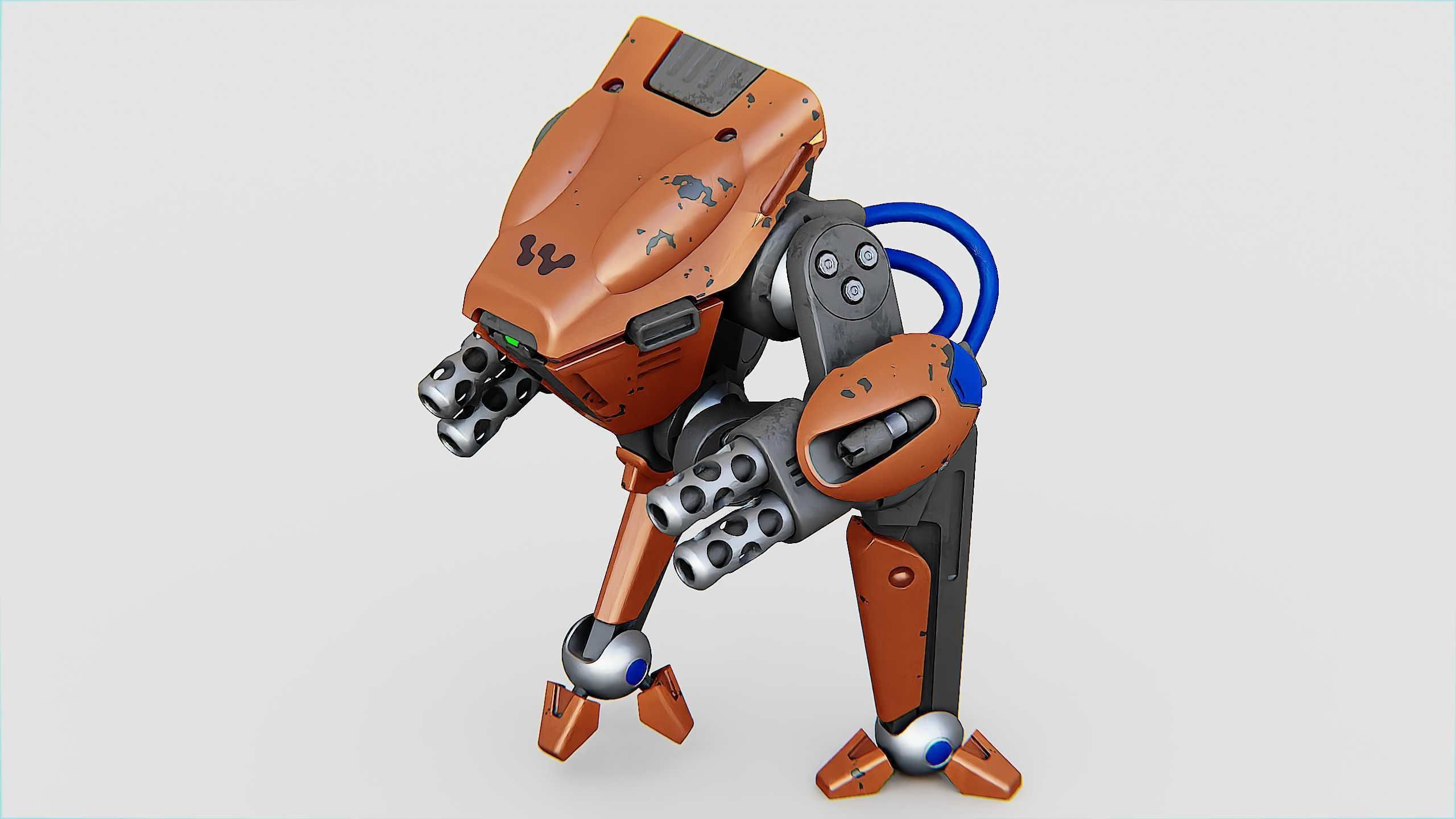 BATTLE DROID TORROUS Rigged for Unreal Engine - Unity - MIXAMO 3D model_27