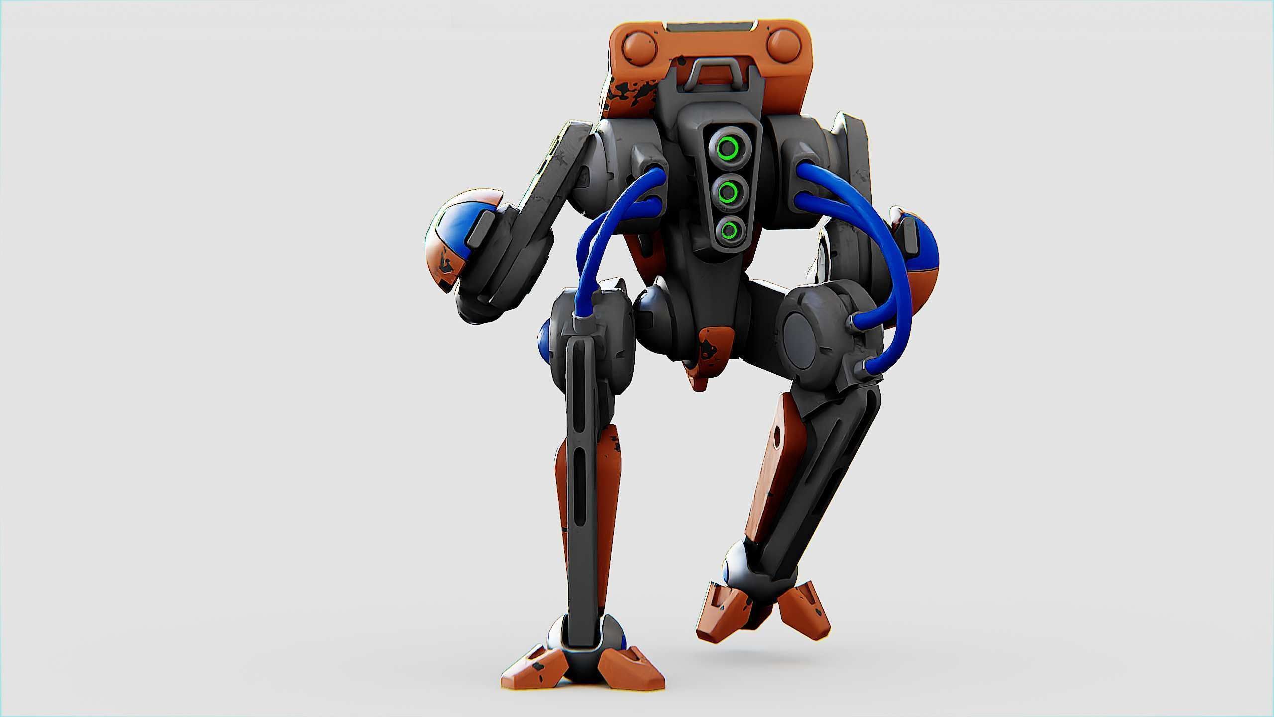 BATTLE DROID TORROUS Rigged for Unreal Engine - Unity - MIXAMO 3D model_13