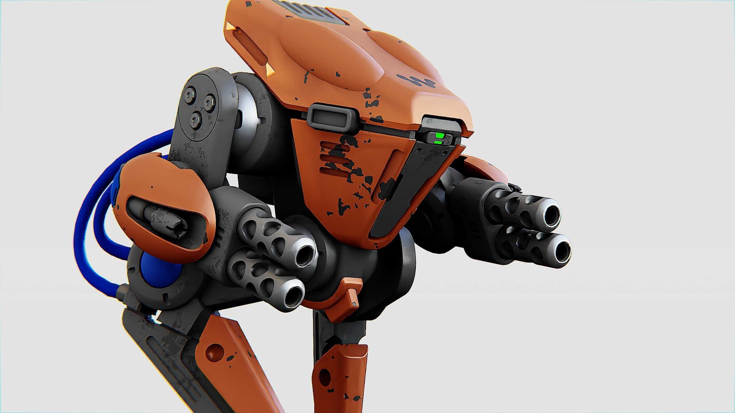 BATTLE DROID TORROUS Rigged for Unreal Engine - Unity - MIXAMO 3D model_19