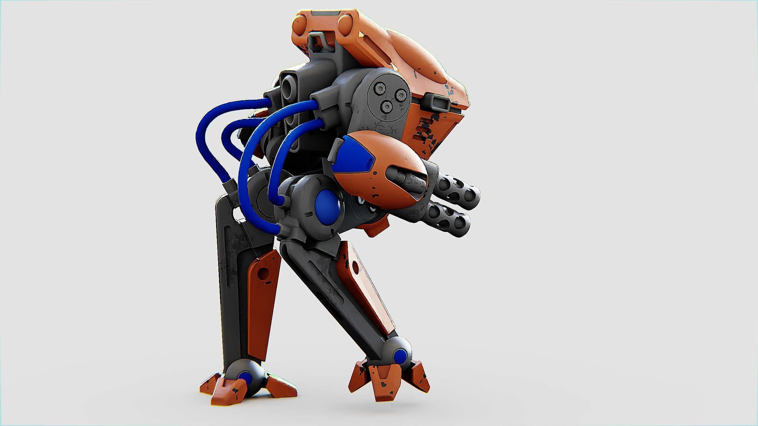 BATTLE DROID TORROUS Rigged for Unreal Engine - Unity - MIXAMO 3D model_16