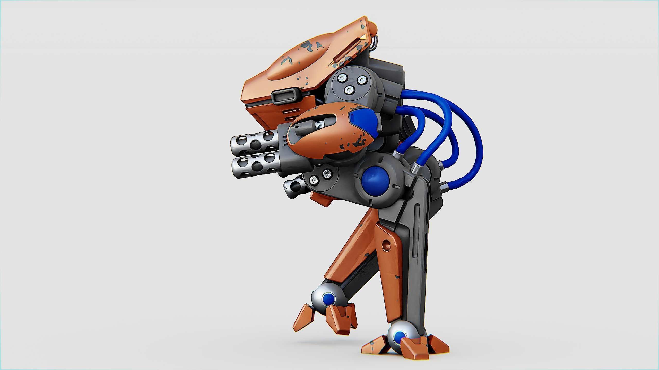 BATTLE DROID TORROUS Rigged for Unreal Engine - Unity - MIXAMO 3D model_7