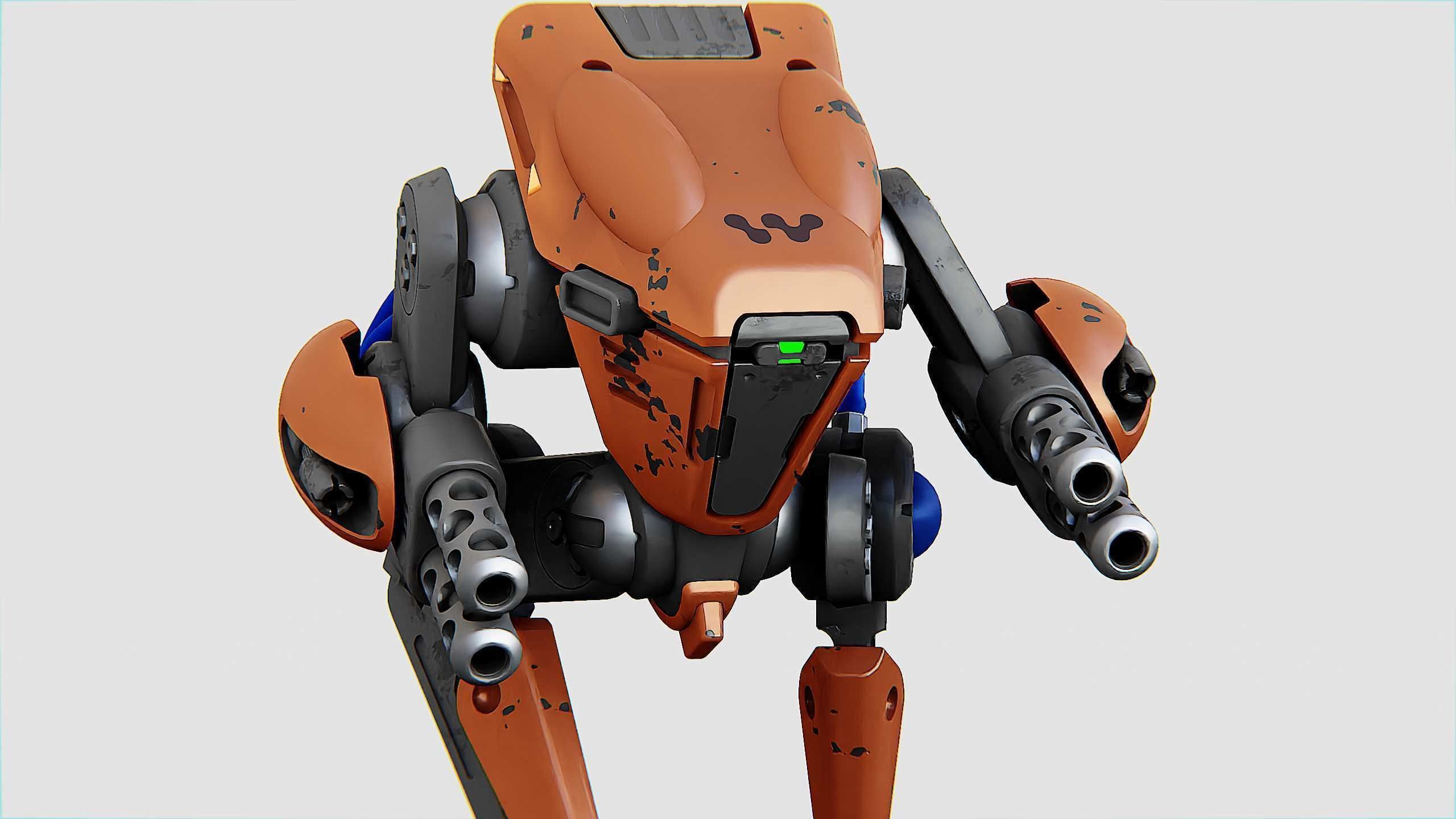 BATTLE DROID TORROUS Rigged for Unreal Engine - Unity - MIXAMO 3D model_20