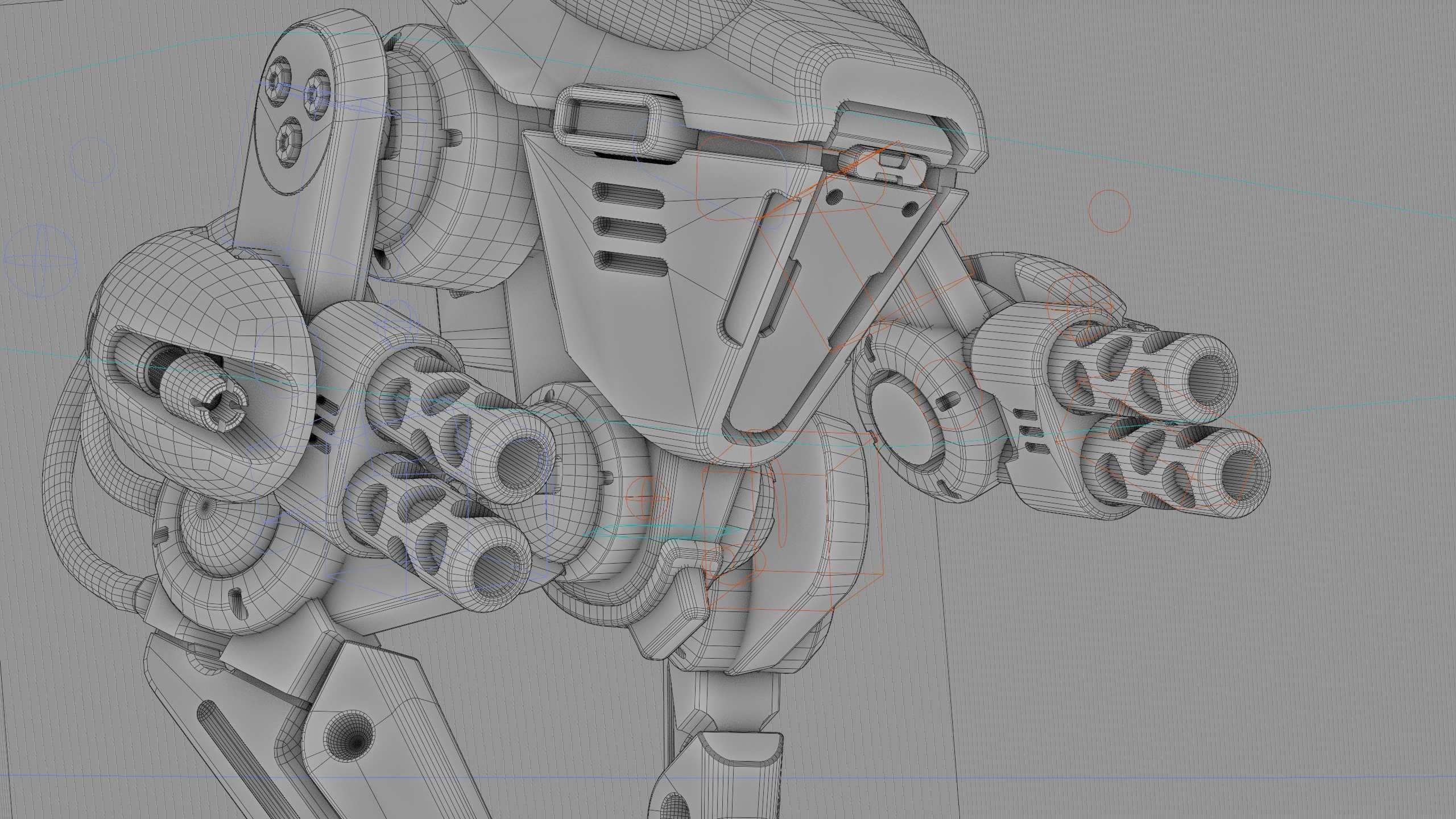 BATTLE DROID TORROUS Rigged for Unreal Engine - Unity - MIXAMO 3D model_42