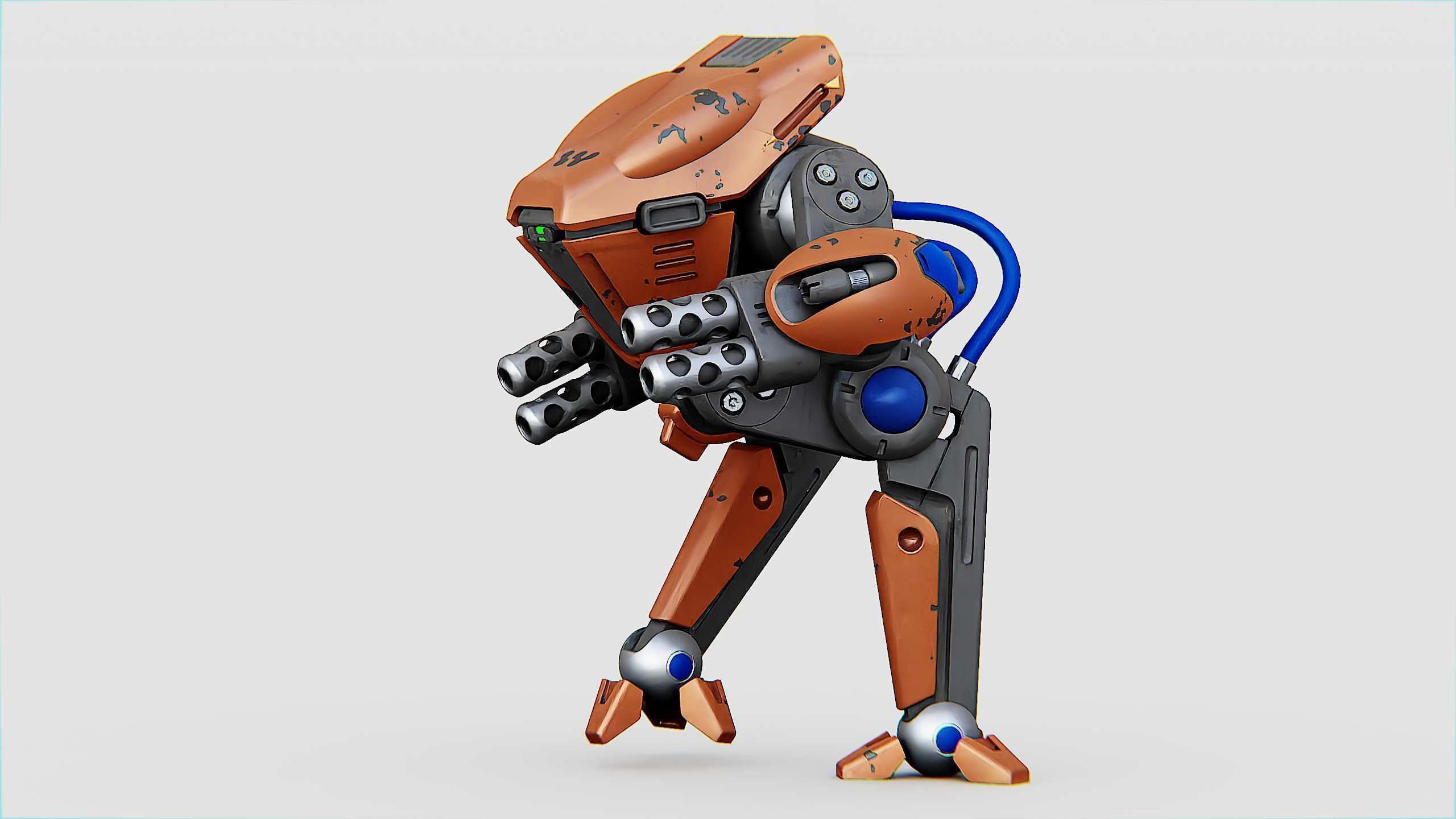 BATTLE DROID TORROUS Rigged for Unreal Engine - Unity - MIXAMO 3D model_4