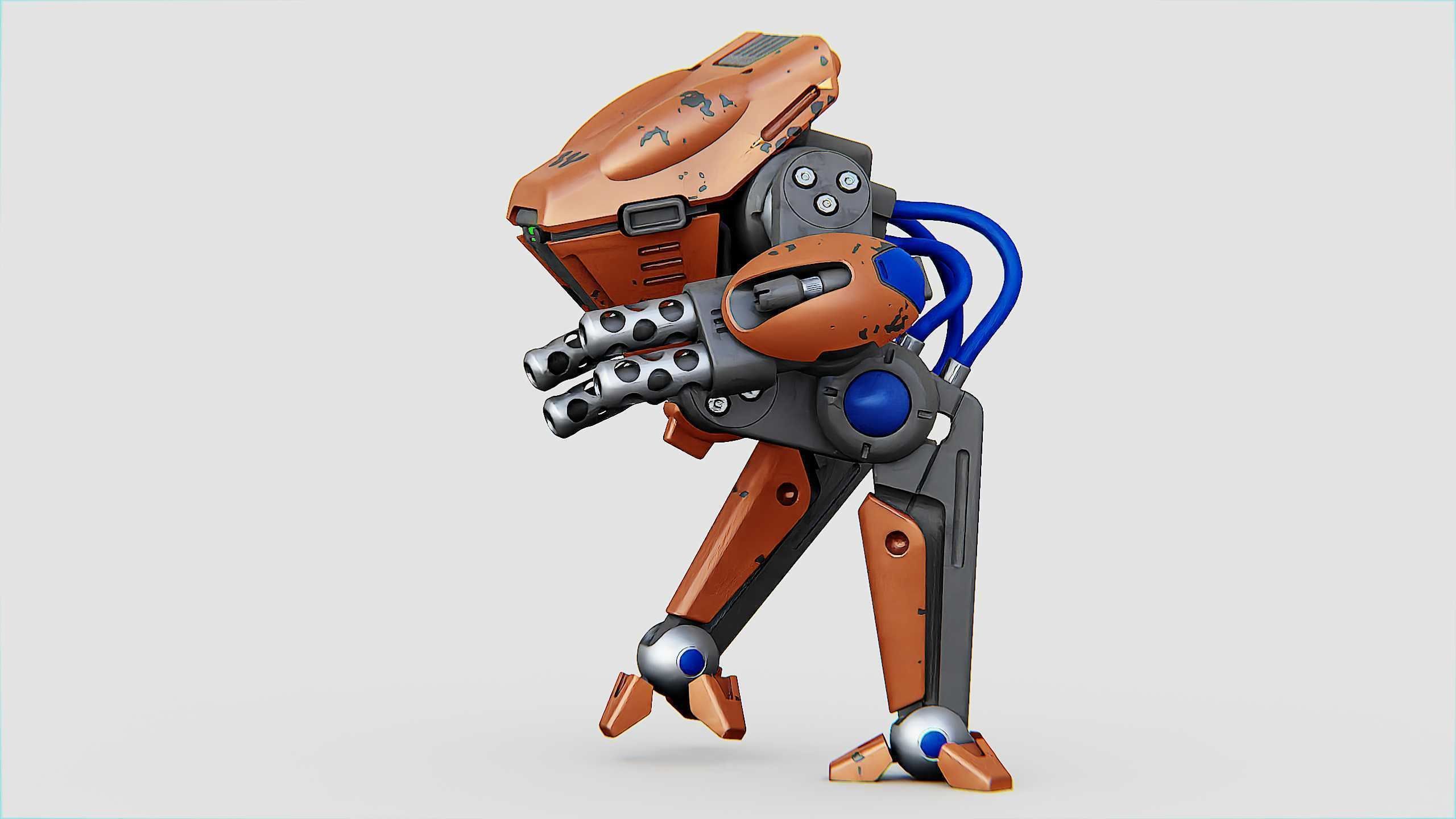BATTLE DROID TORROUS Rigged for Unreal Engine - Unity - MIXAMO 3D model_5