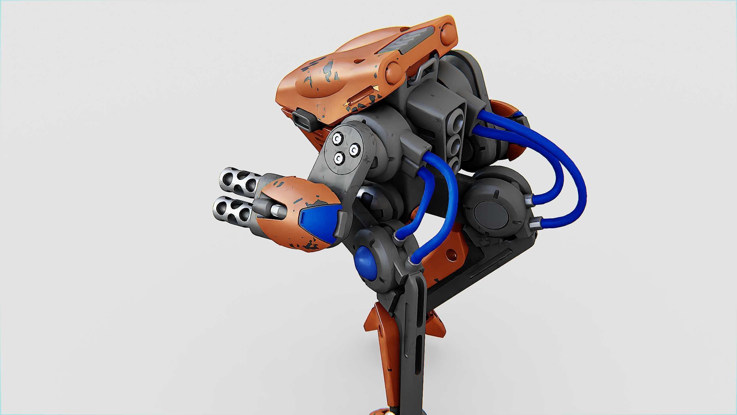 BATTLE DROID TORROUS Rigged for Unreal Engine - Unity - MIXAMO 3D model_28