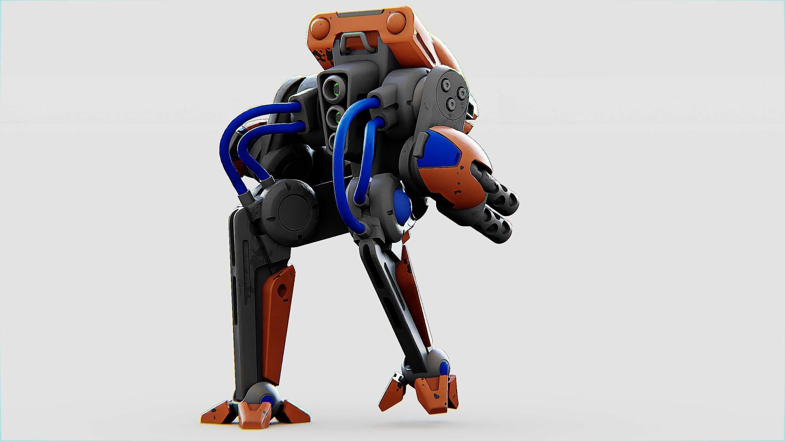 BATTLE DROID TORROUS Rigged for Unreal Engine - Unity - MIXAMO 3D model_15