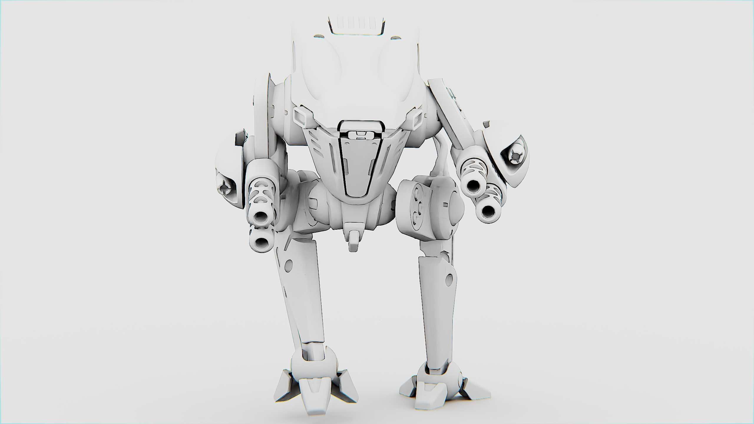 BATTLE DROID TORROUS Rigged for Unreal Engine - Unity - MIXAMO 3D model_36