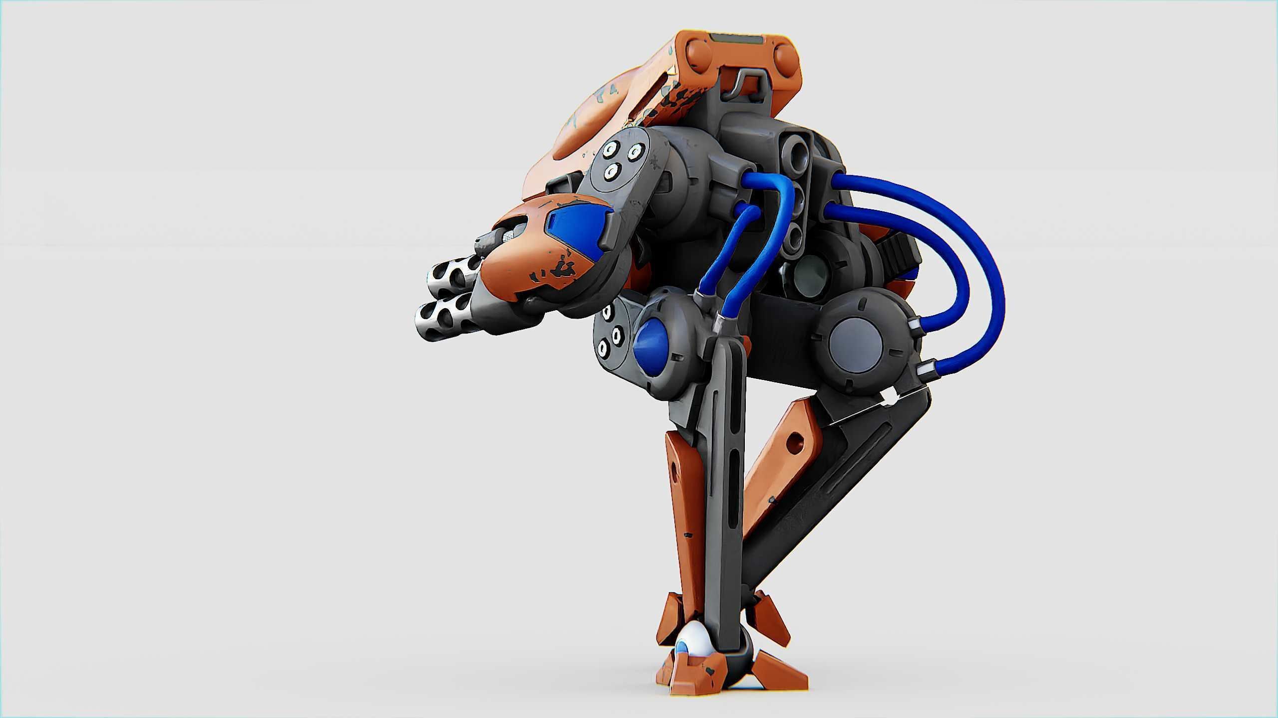 BATTLE DROID TORROUS Rigged for Unreal Engine - Unity - MIXAMO 3D model_10