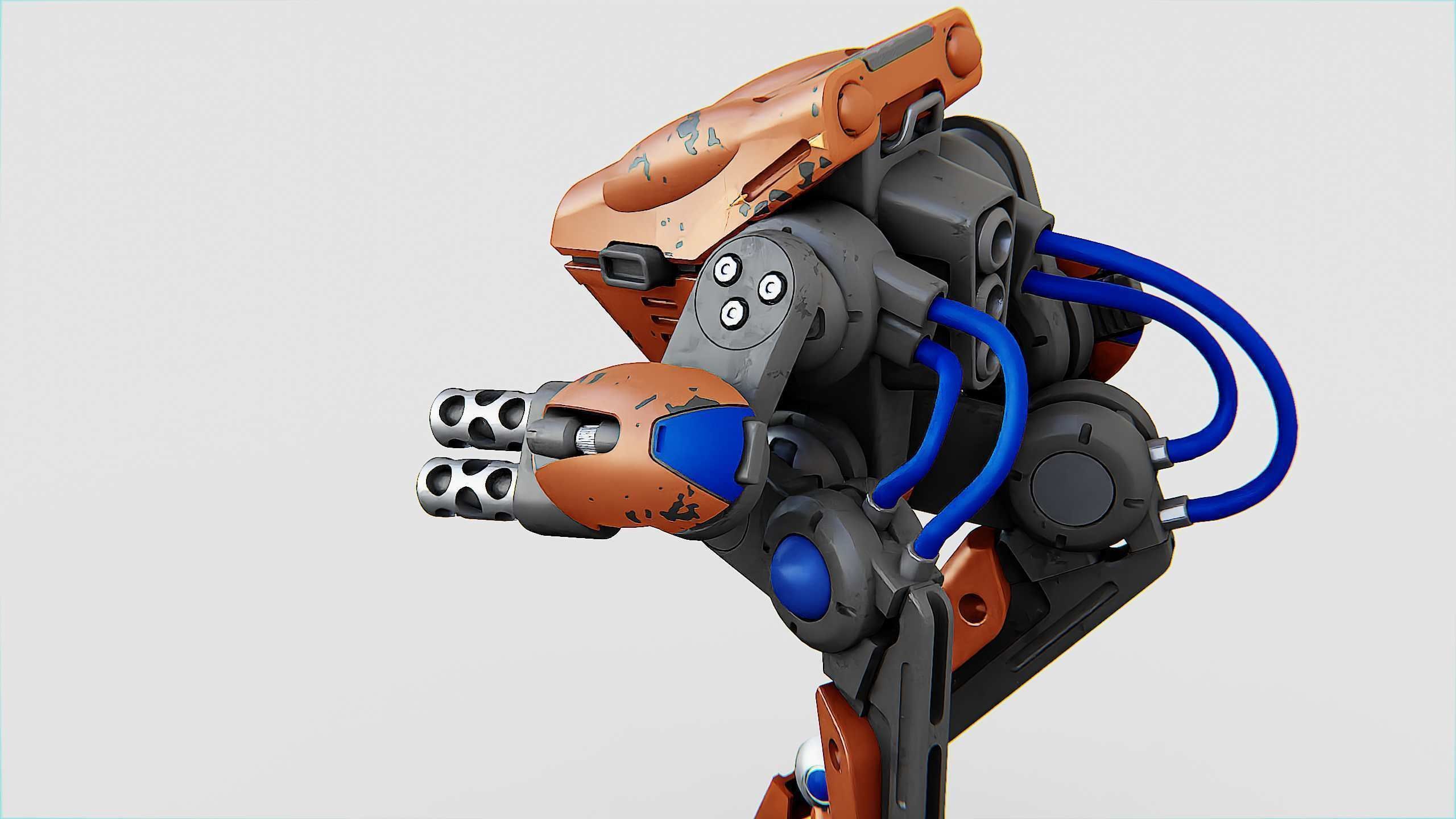 BATTLE DROID TORROUS Rigged for Unreal Engine - Unity - MIXAMO 3D model_21
