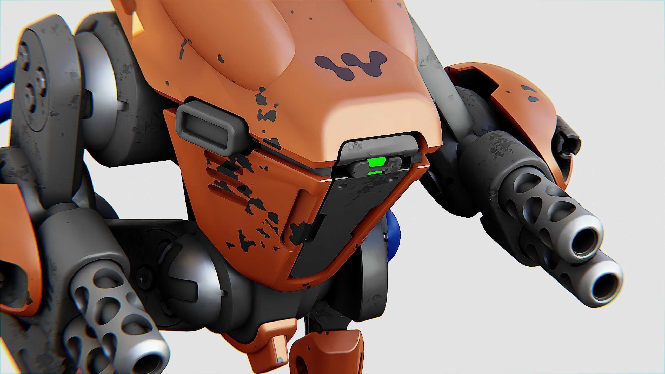 BATTLE DROID TORROUS Rigged for Unreal Engine - Unity - MIXAMO 3D model_30