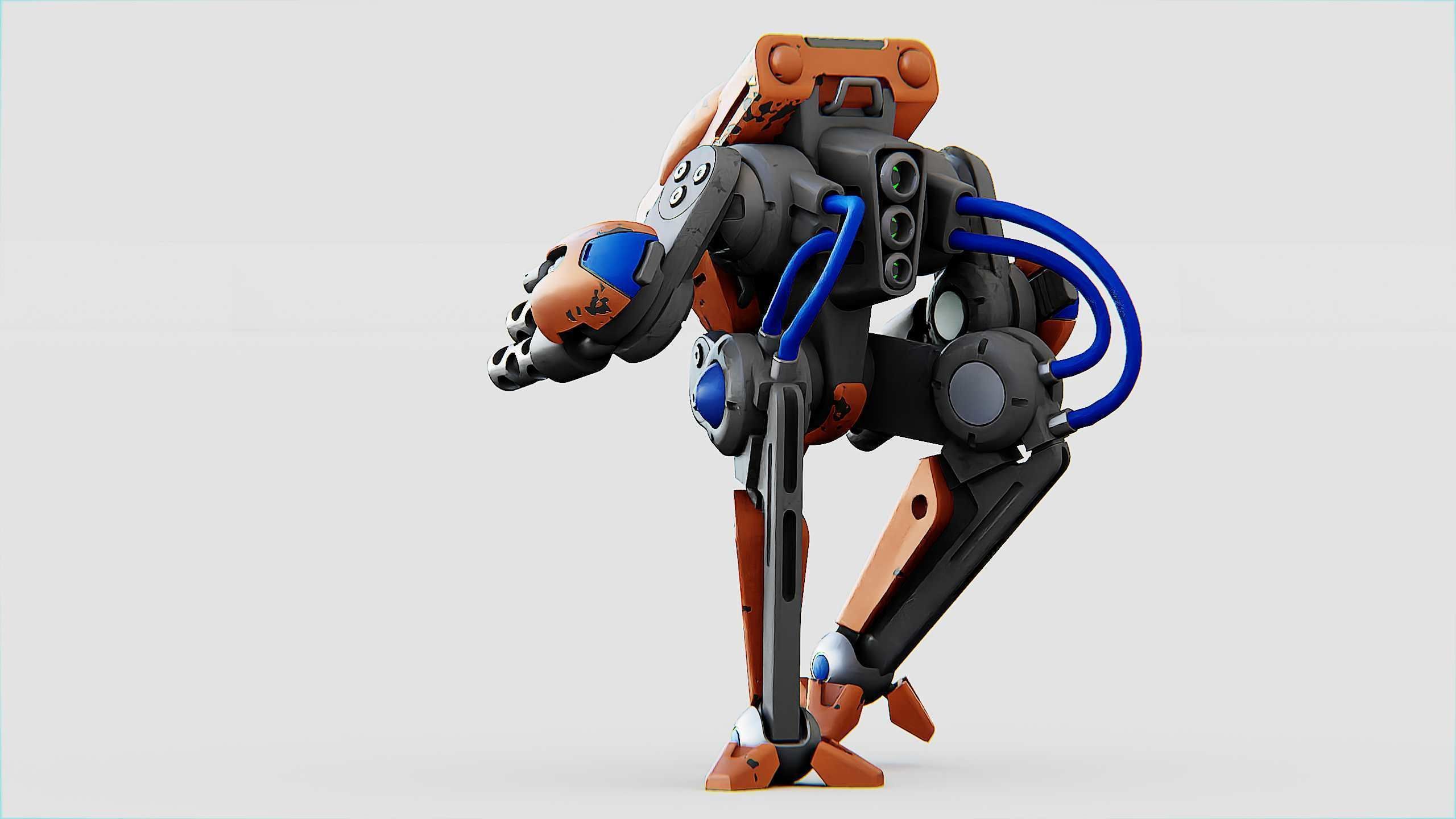 BATTLE DROID TORROUS Rigged for Unreal Engine - Unity - MIXAMO 3D model_11