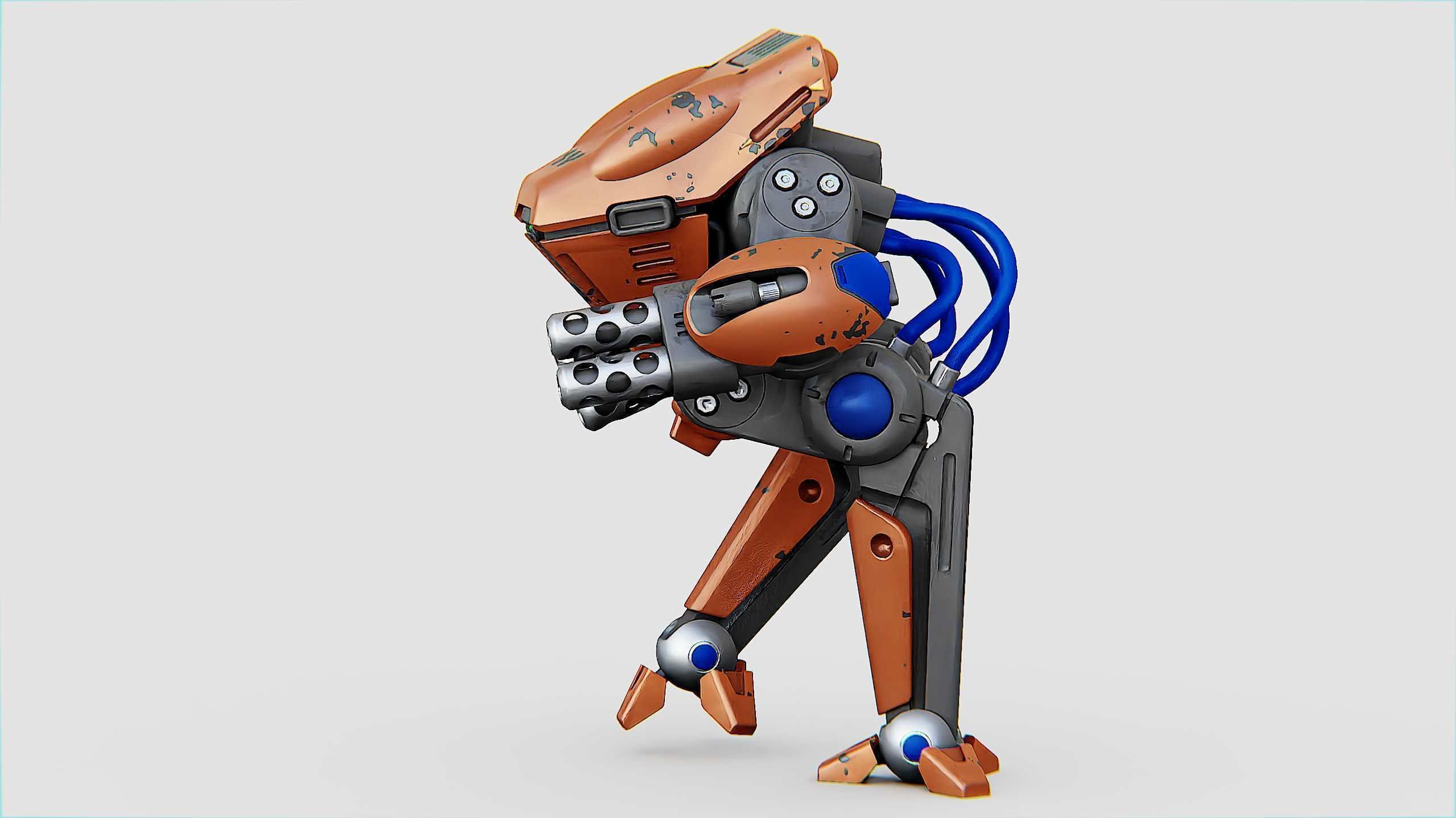 BATTLE DROID TORROUS Rigged for Unreal Engine - Unity - MIXAMO 3D model_6