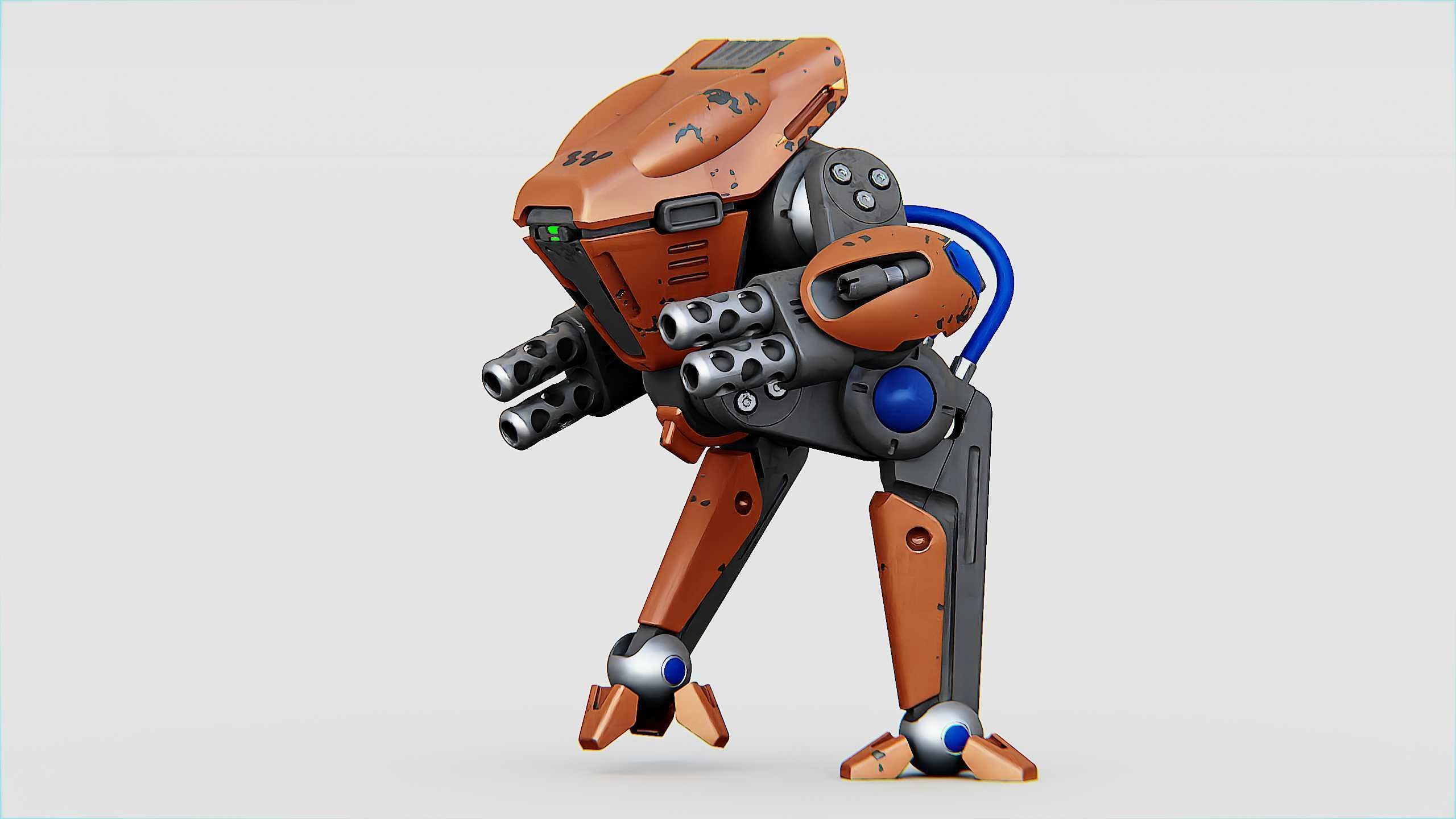 BATTLE DROID TORROUS Rigged for Unreal Engine - Unity - MIXAMO 3D model_3