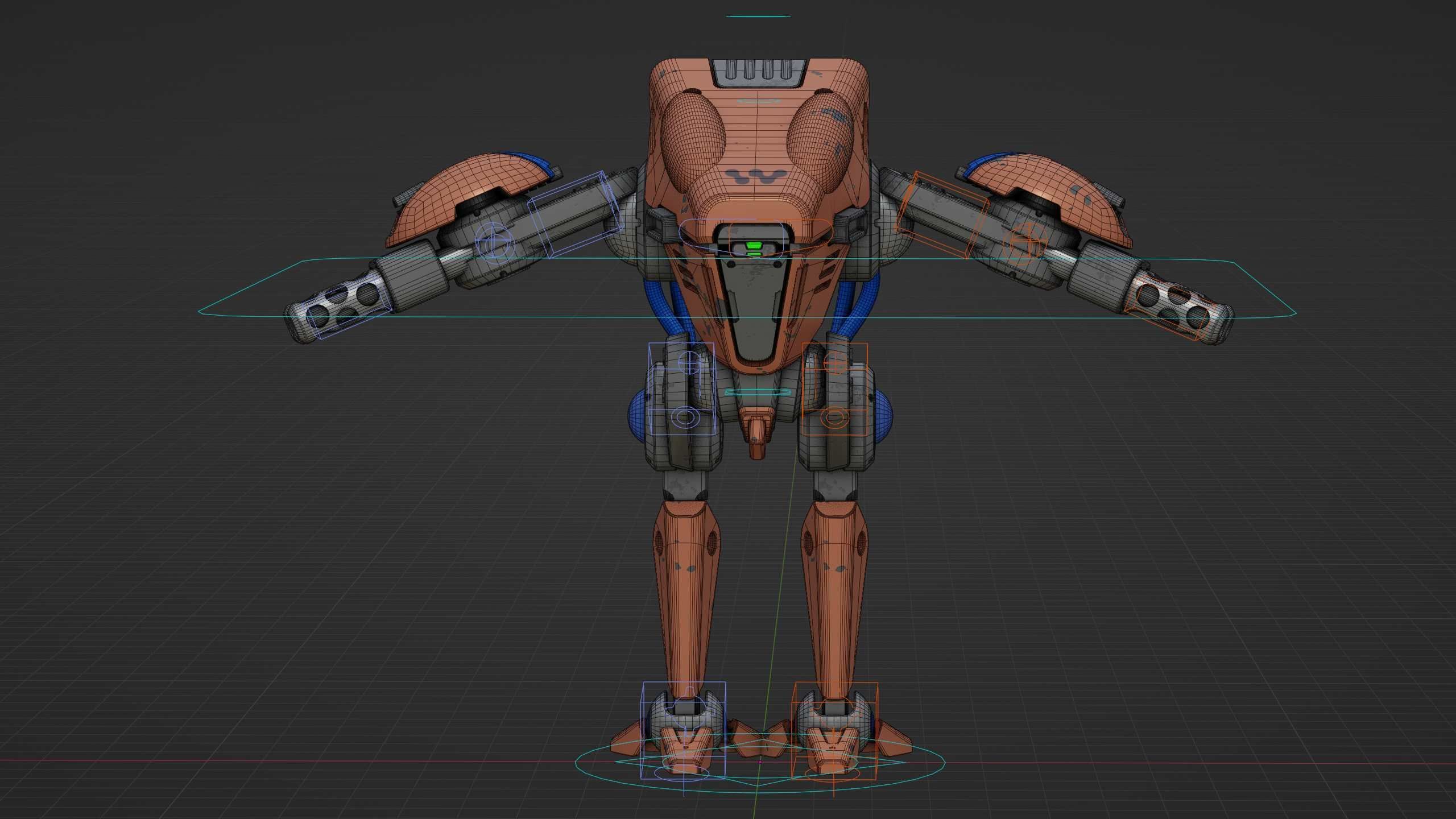 BATTLE DROID TORROUS Rigged for Unreal Engine - Unity - MIXAMO 3D model_39