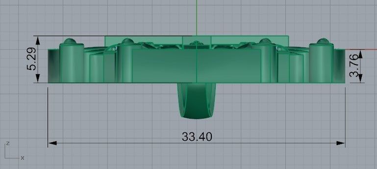 Cross Pendant 2441 3D print model_6