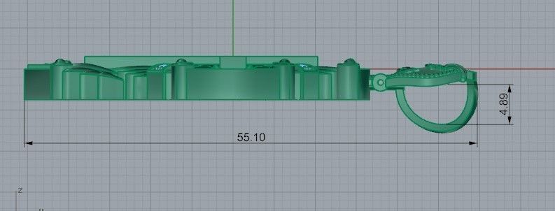 Cross Pendant 2441 3D print model_7