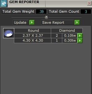 Peg Setting Engraving Earring Ring Set 2448 3D print model_1