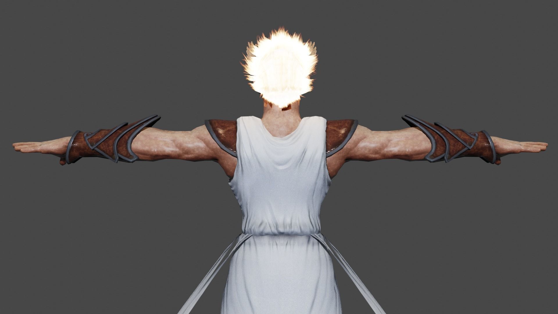 Hermes Low-poly 3D model_5