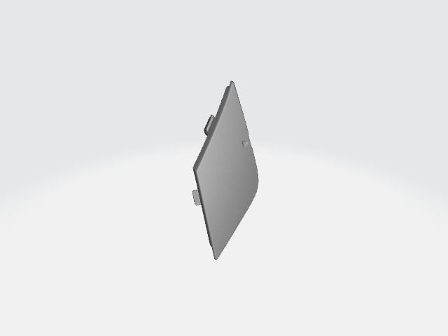 Haval Jolion Rear Bumper tow cover 3D print model_3