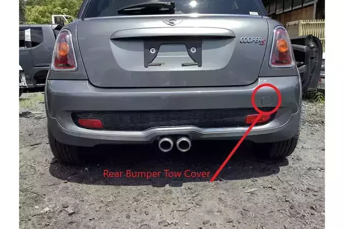 Mini Cooper S 2009 Rear Bumper Tow cover 3D print model