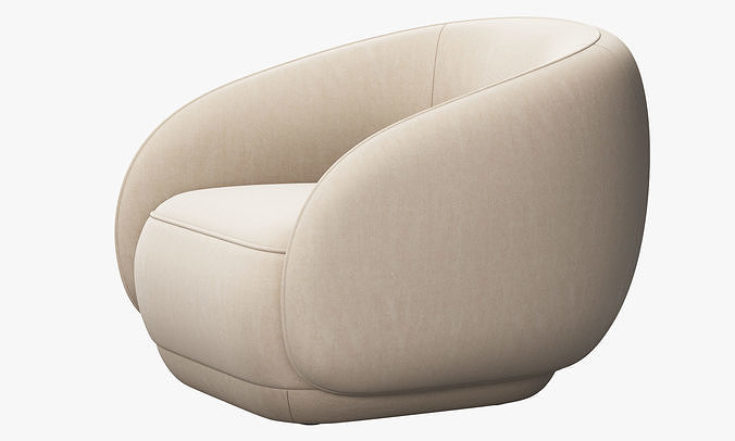 Bolzano armchair by Boconcept 3D model 5