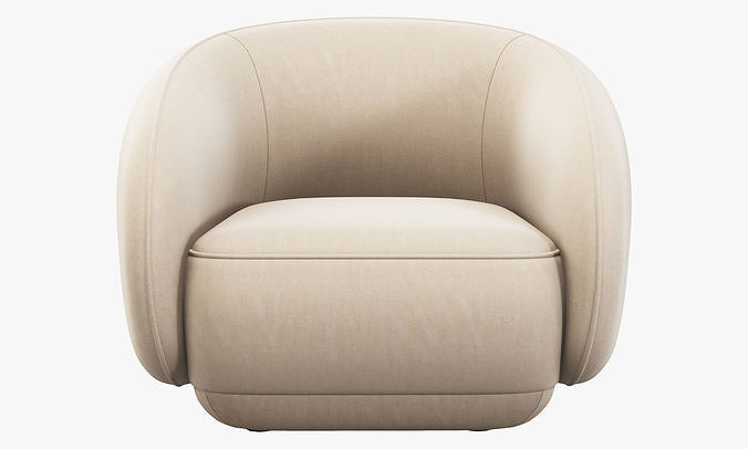 Bolzano armchair by Boconcept 3D model 3