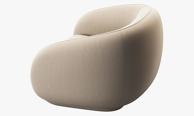 Bolzano armchair by Boconcept 3D model 4