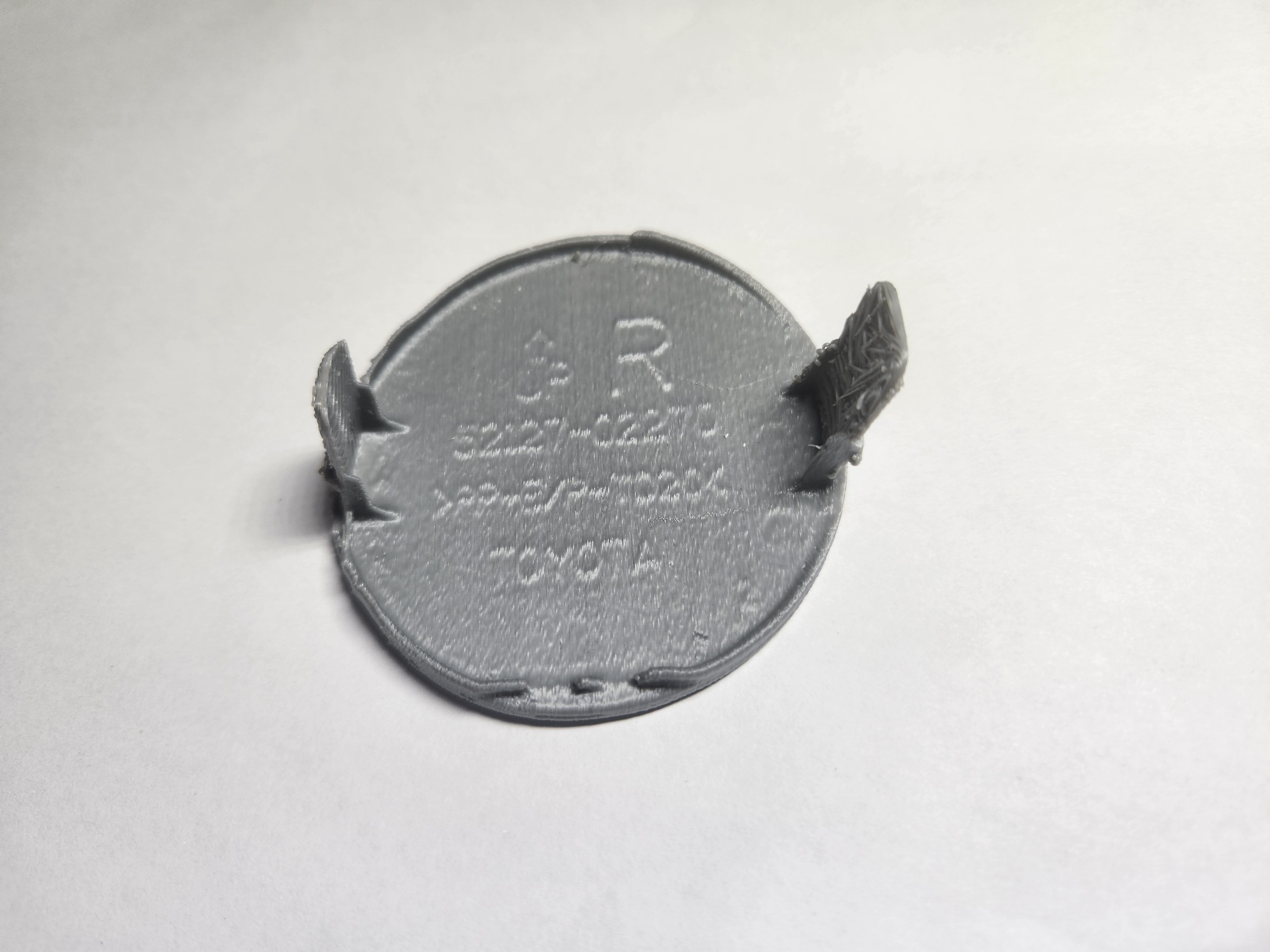 Toyota Auris 2007-2010 Front Bumper Tow Cover 3D print model_3