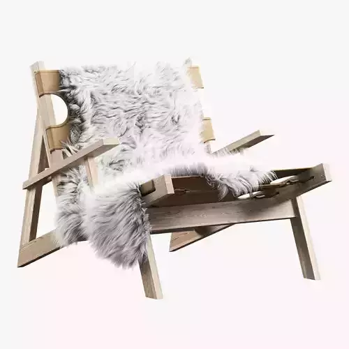 MAXSON SLING CHAIR by RH TEEN 3D model