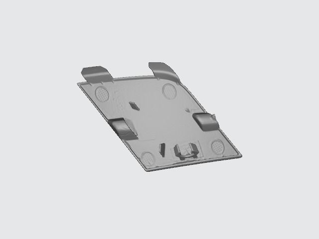 Vw Scirocco Gts Front Bumper tow Cover 3D print model_4