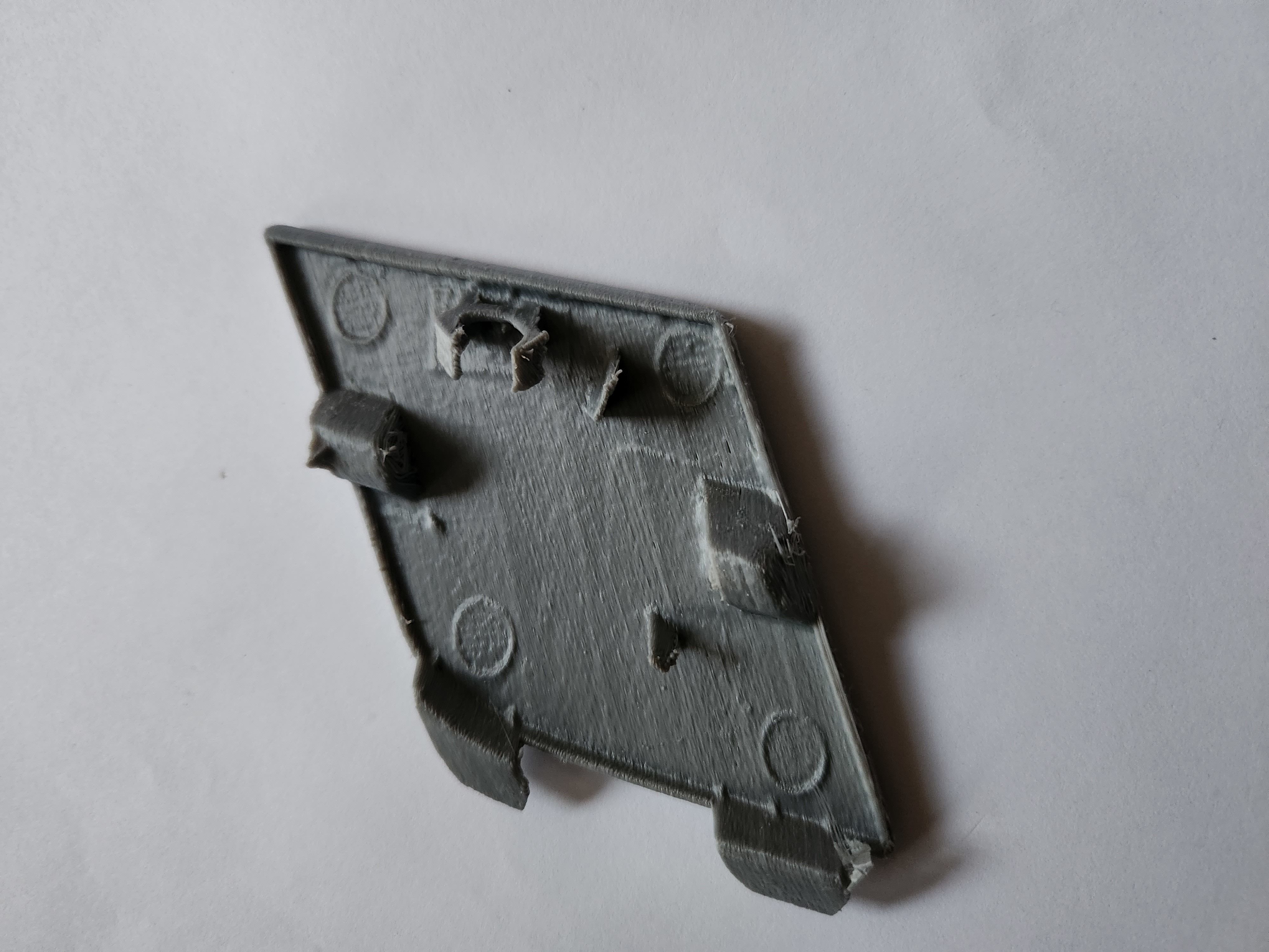 Vw Scirocco Gts Front Bumper tow Cover 3D print model_1