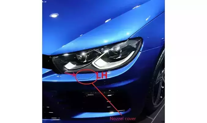 Vw Scirocco GTS Front Bumper Tow Cover 3D print model