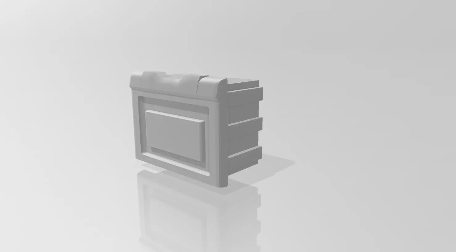Simple tool box for 1 14 truck or trailer 3D print model
