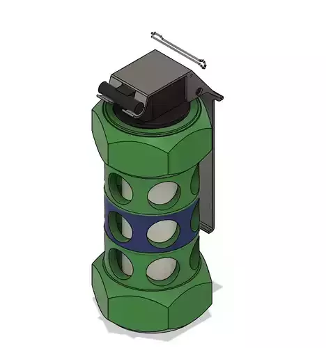 M-84 Stun grenade 3D print model
