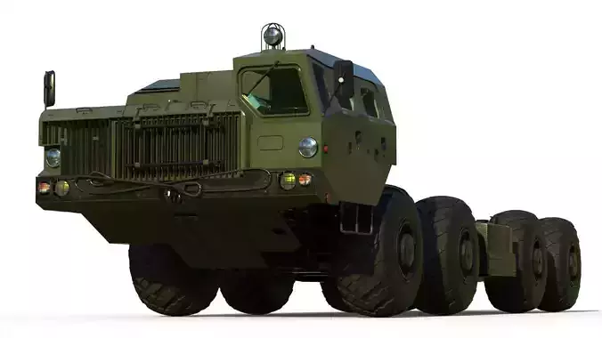 MAZ-543 M Uragan Truck 3D model
