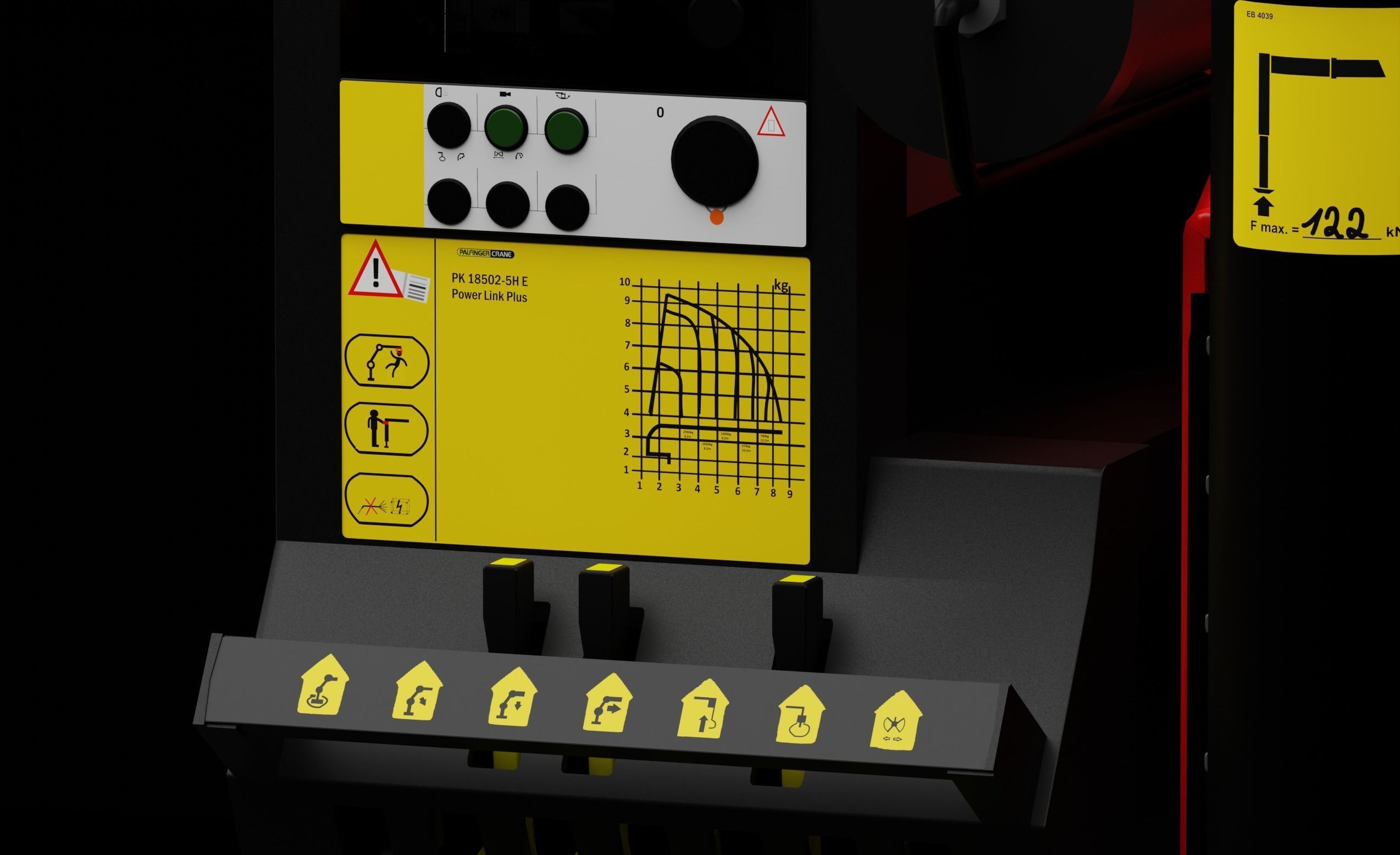 Palfinger PK 3D model_4