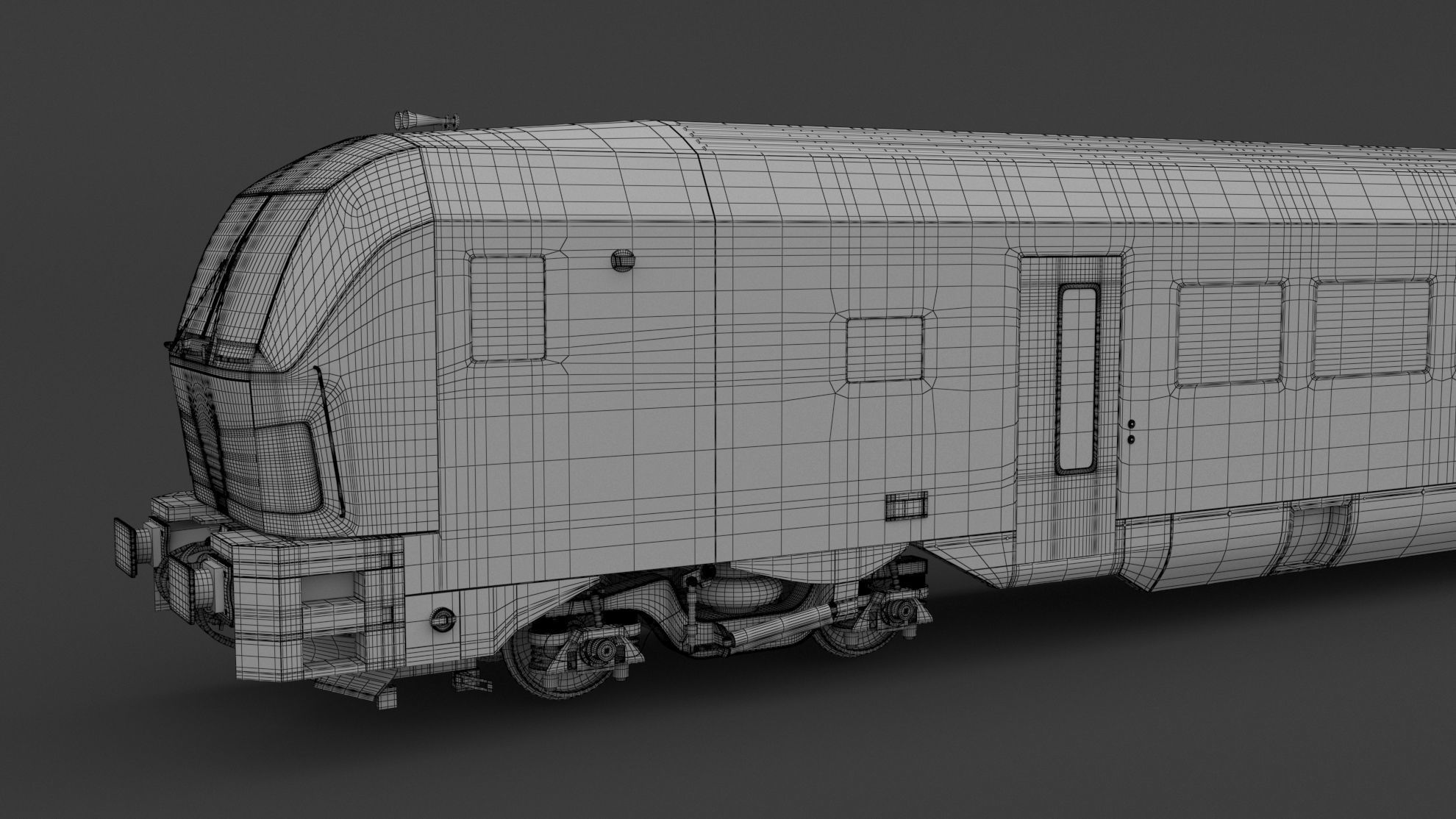 Siemens Vectrain locomotive Czech Railways 3D model_8