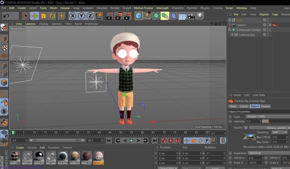 Cartoon Family Rigged V1  3D Model Collection_38