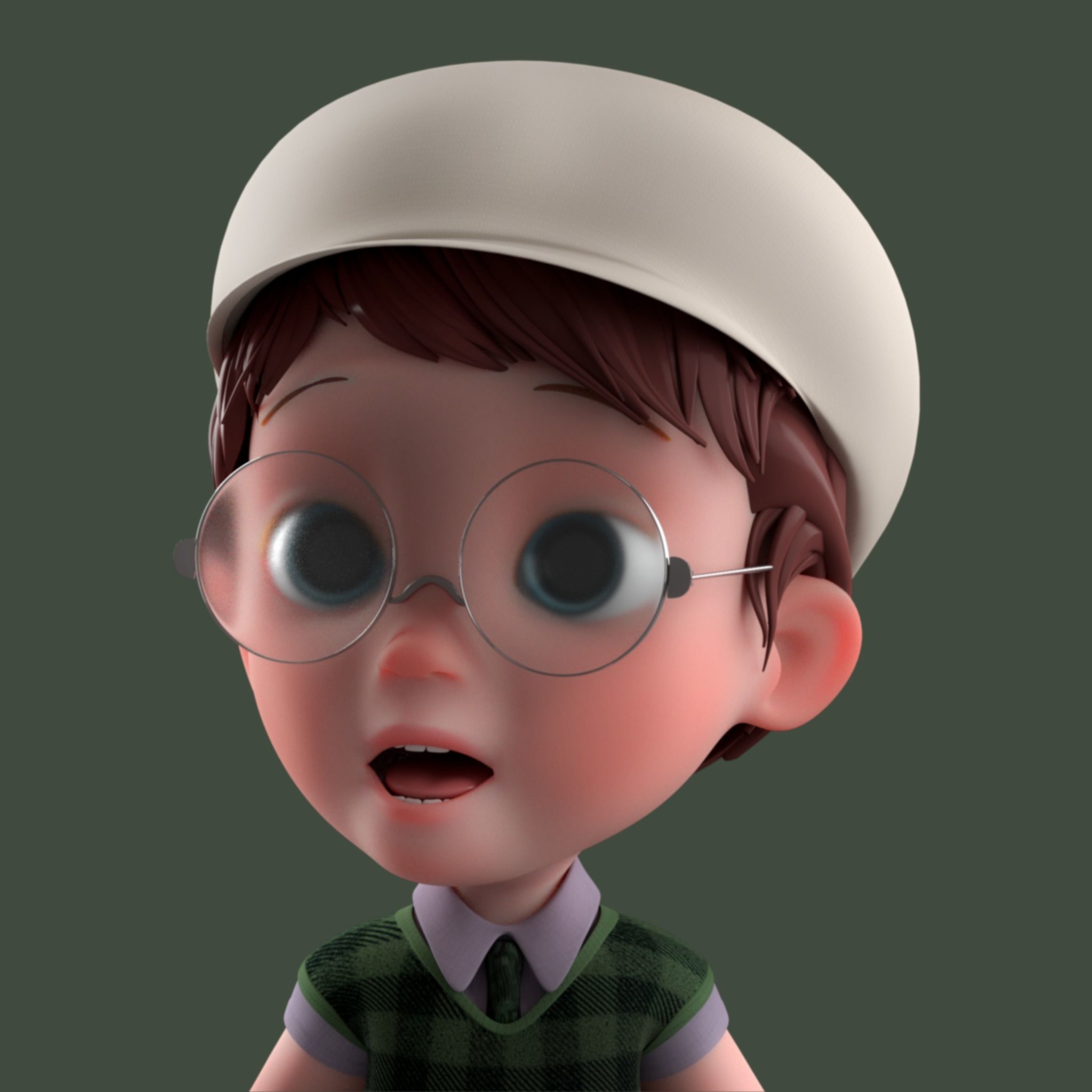 Cartoon Family Rigged V1  3D Model Collection_27