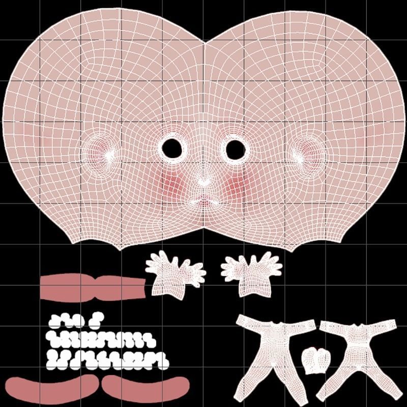 Cartoon Family Rigged V1  3D Model Collection_21