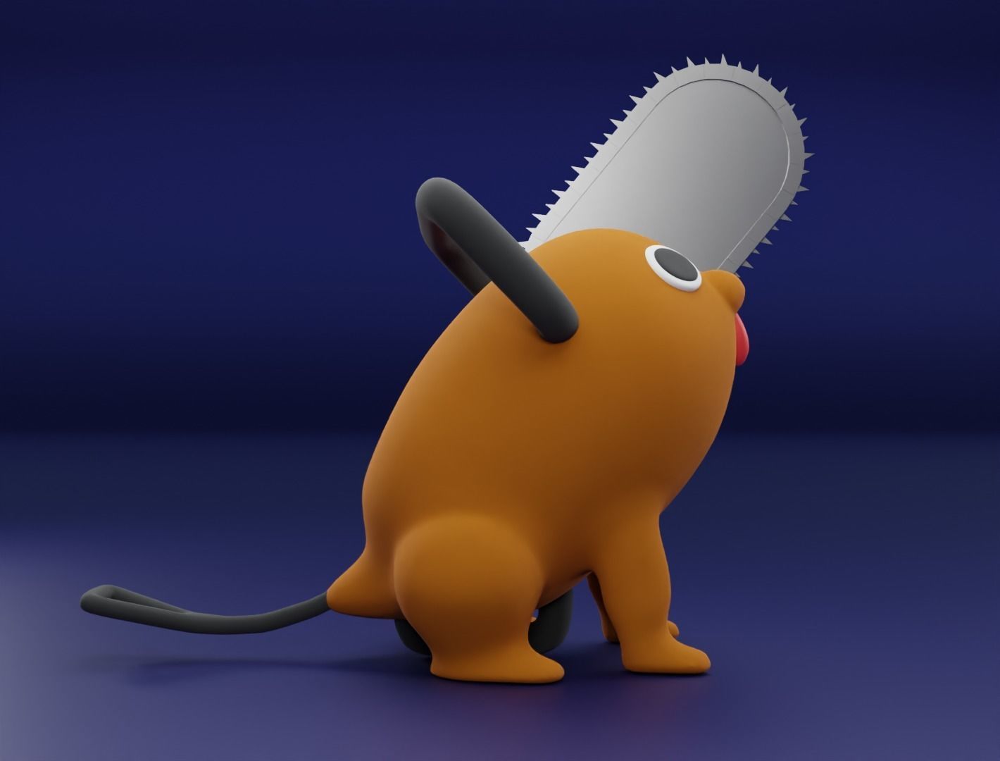 Pochita 3D model for 3D print 3D print model_4