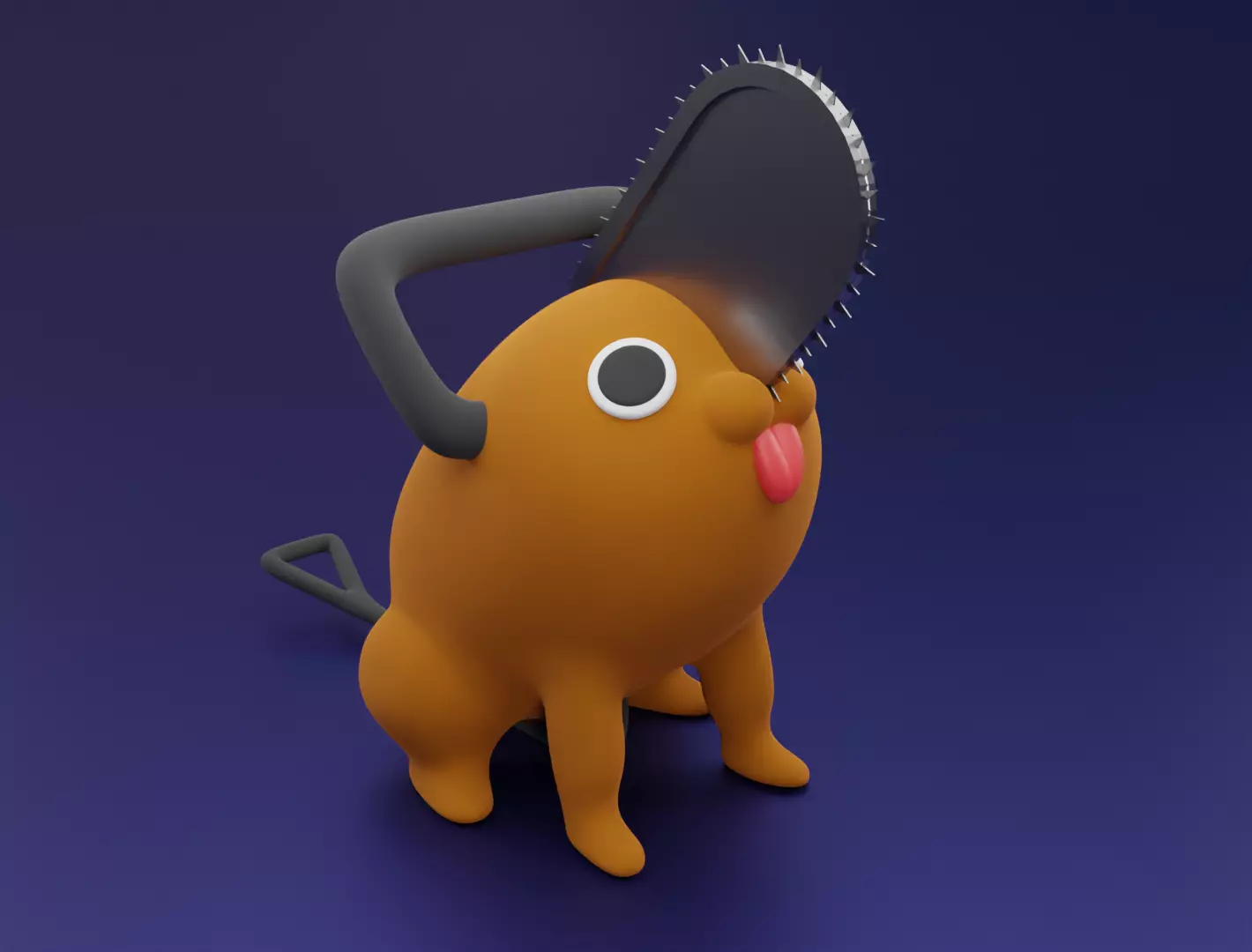 Pochita 3D model for 3D print 3D print model_0