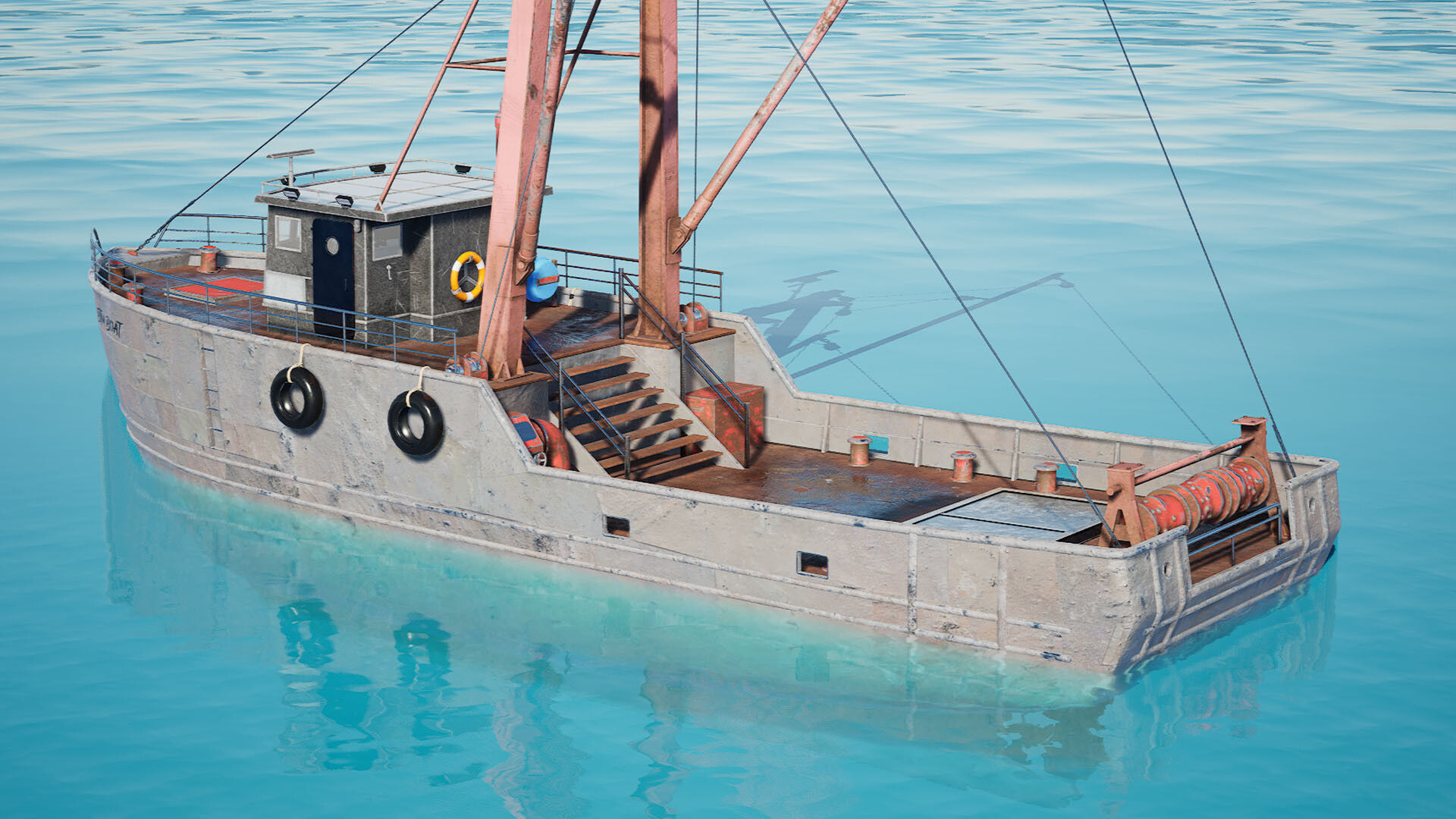 Btm Boat v1 - Unreal Engine Project Low-poly 3D model_1